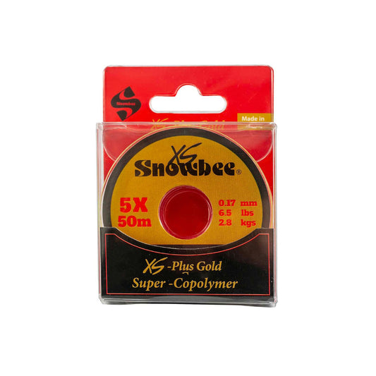 XS-Plus Gold Super-Copolymer Tippet | 50m by Snowbee USA