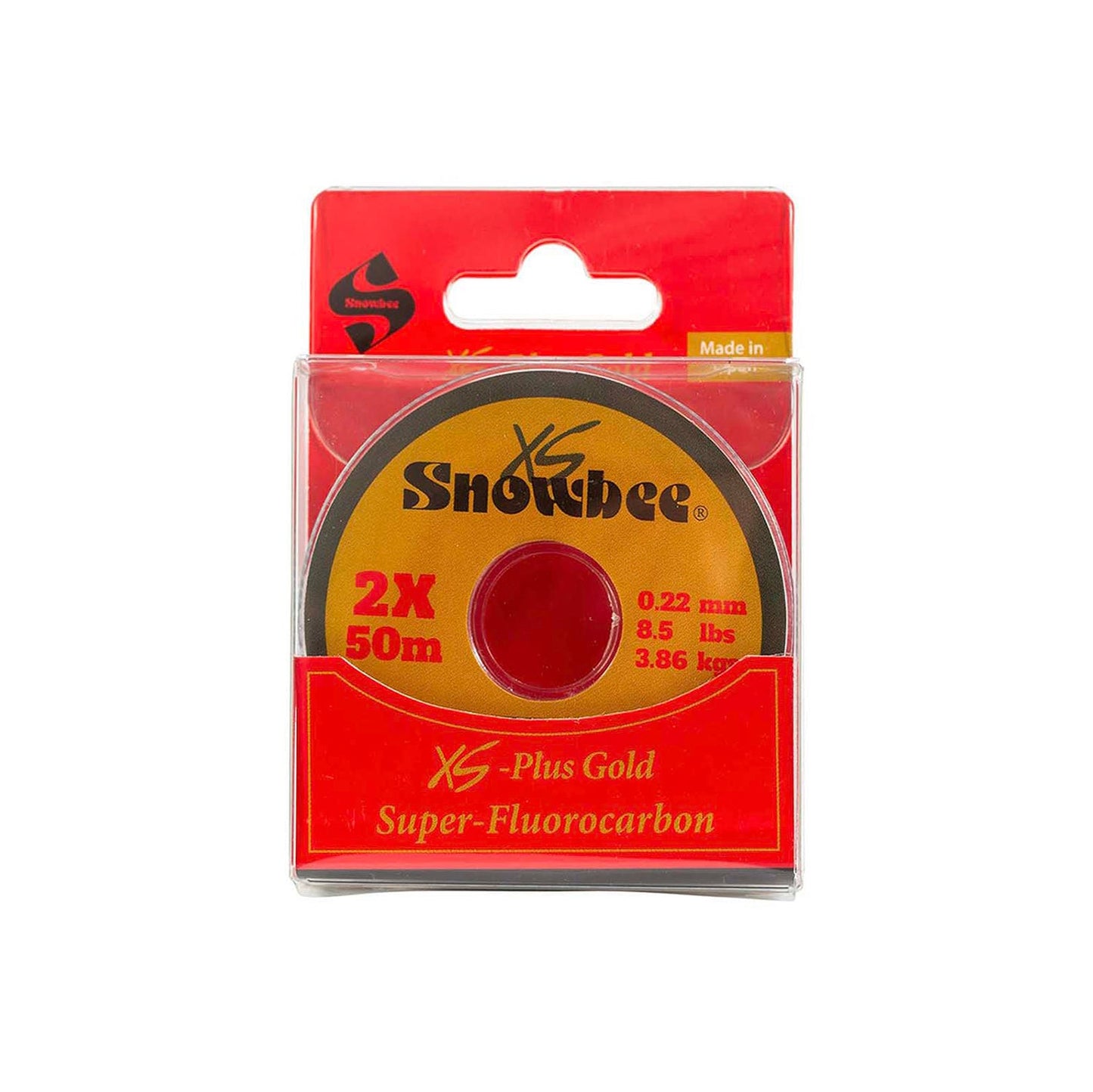 XS-Plus Gold Super-Fluorocarbon Tippet 50m by Snowbee USA