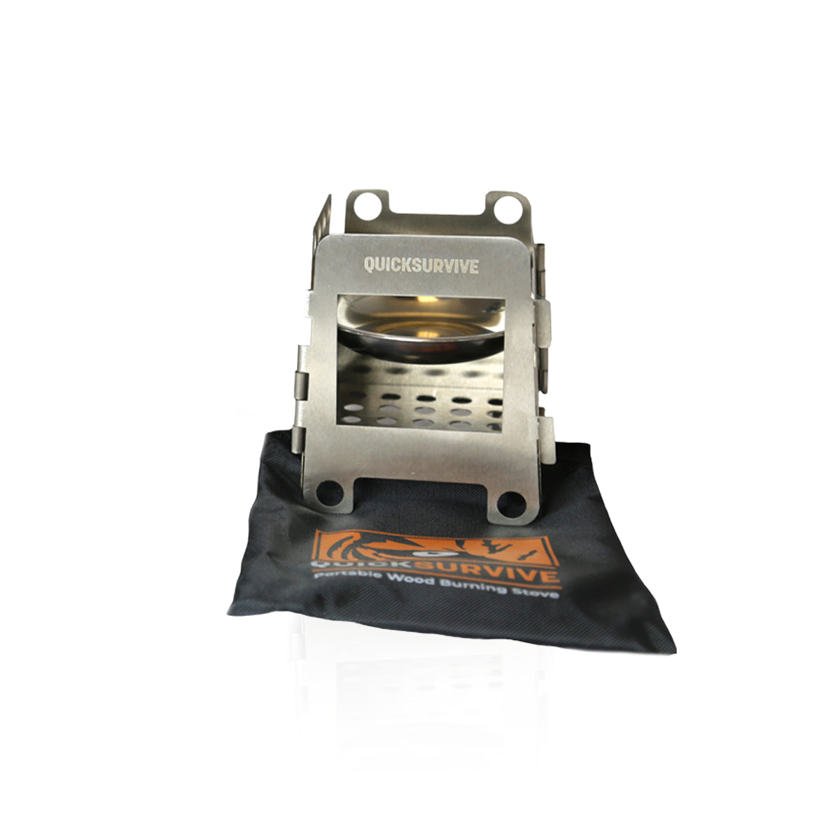 Portable Mini Foldable Wood Burning Survival Stove by QUICKSURVIVE