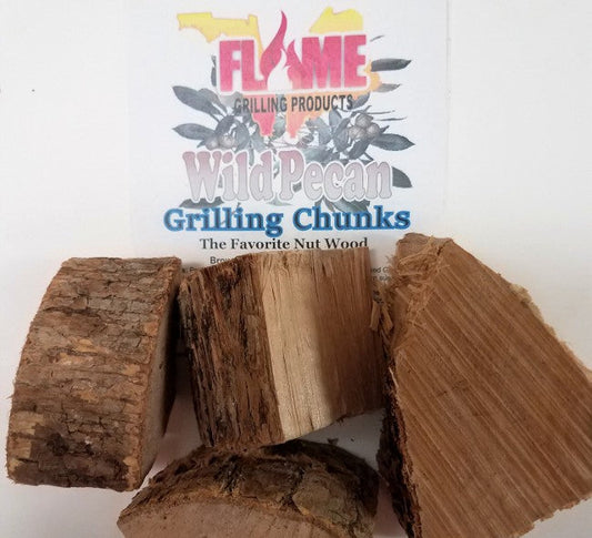 Bulk Maine Northern Pecan Grilling Chunks by Flame Grilling Products Inc