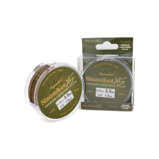 Camo Tippet “Spectre” Copolymer Nylon 50m [Clearance] by Snowbee USA
