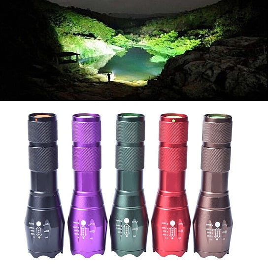 Grab-N-Go Zoomable Focusing Flashlight In 5 Colors by VistaShops