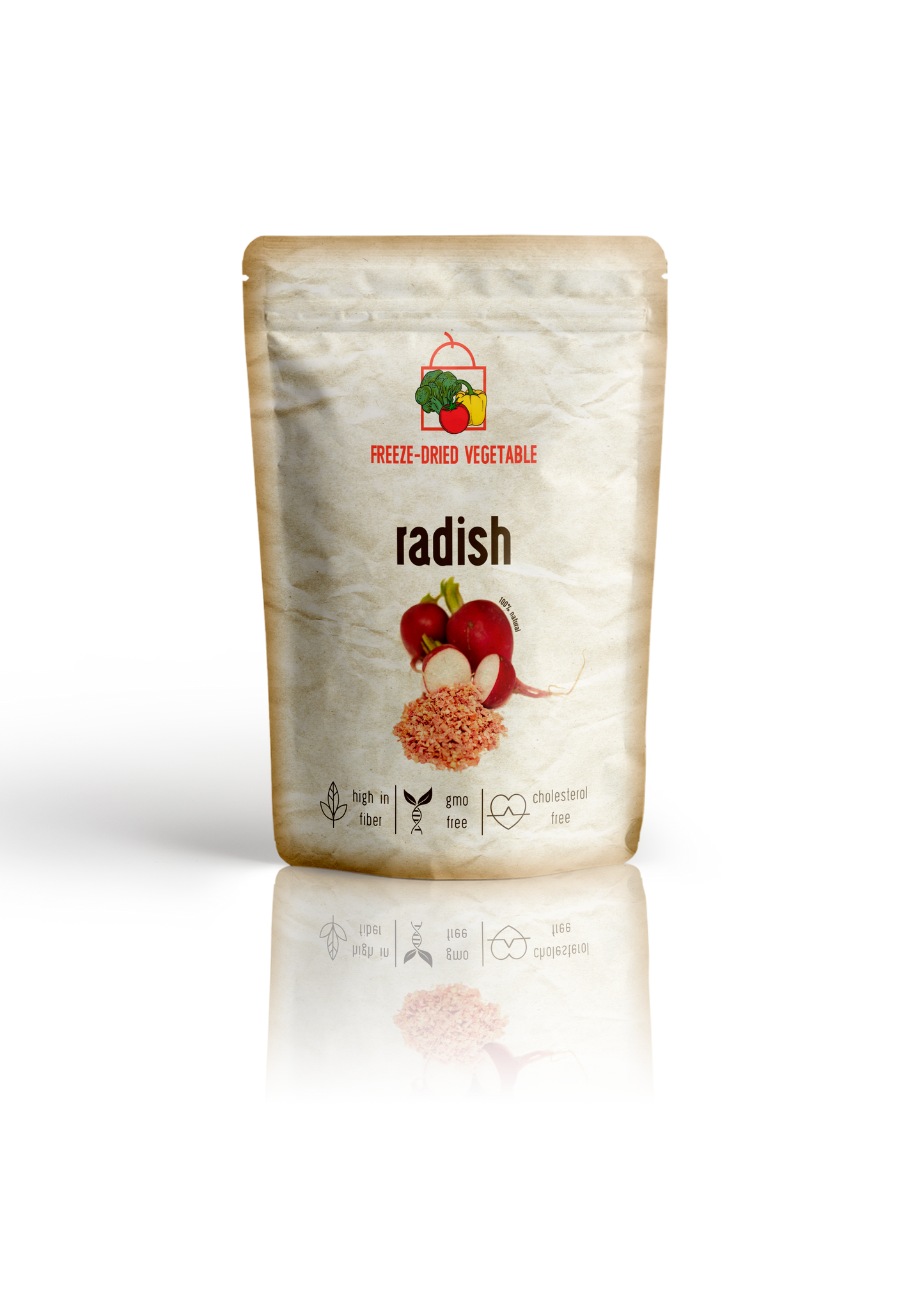 Freeze Dried Radish by The Rotten Fruit Box