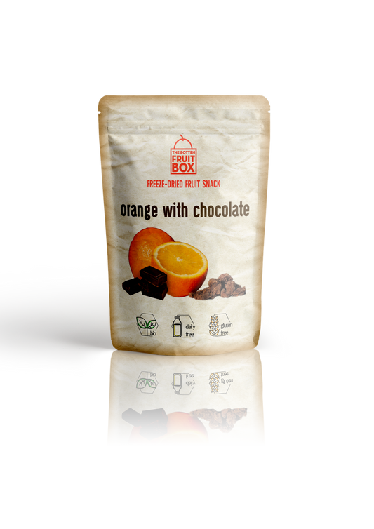 Organic Chocolate covered Orange - Pack of 2 by The Rotten Fruit Box