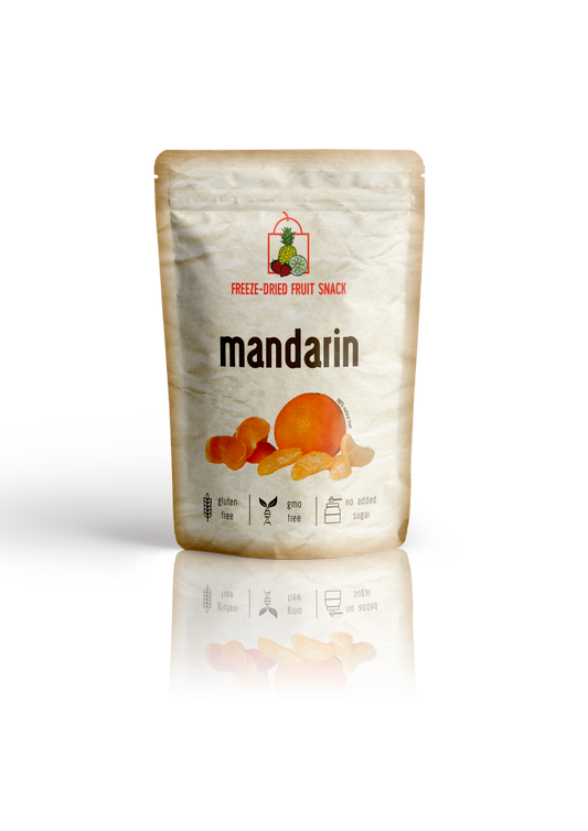 Freeze Dried Mandarin Snack by The Rotten Fruit Box