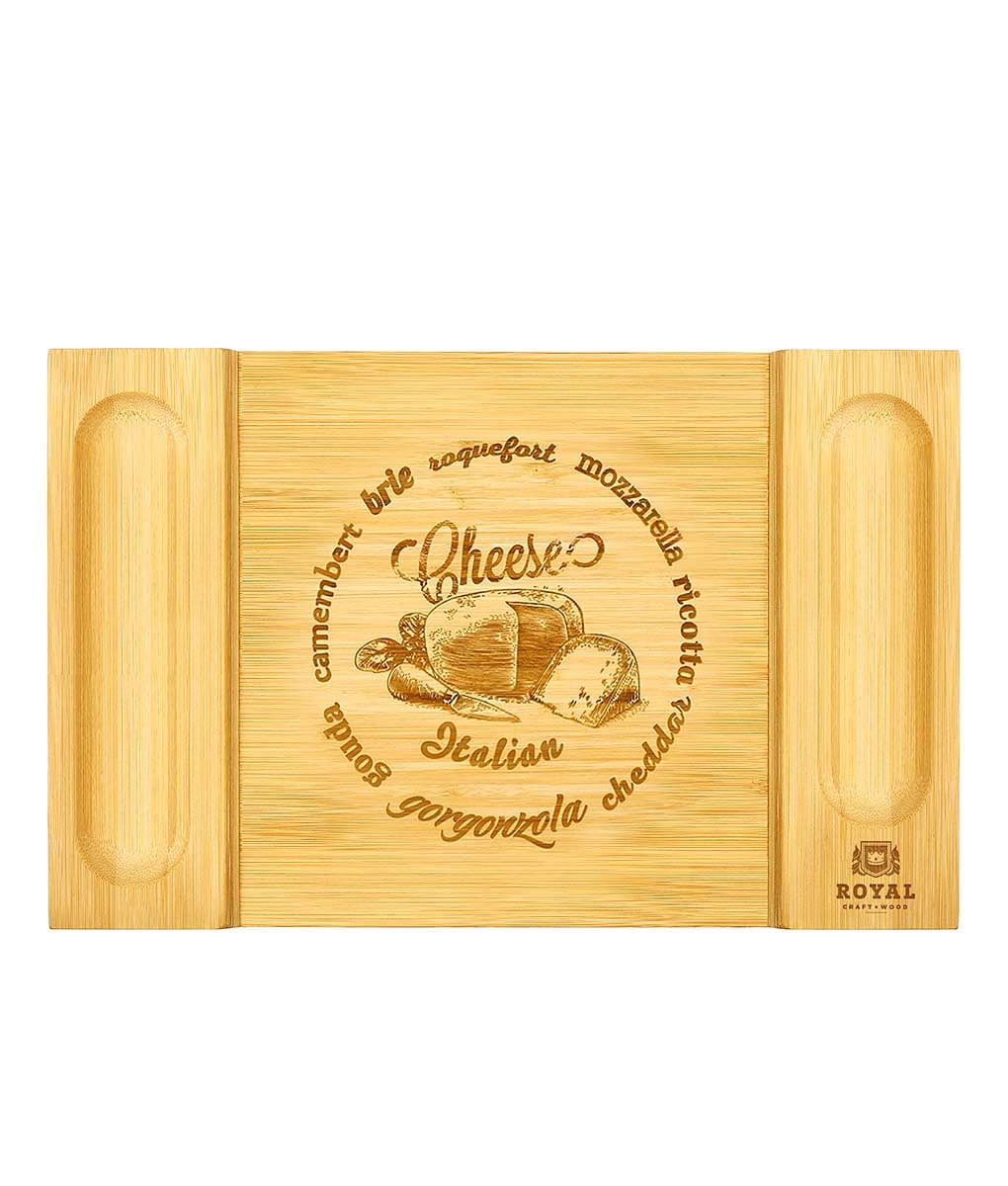 Bamboo Cheese Board 16-10 by Royal Craft Wood