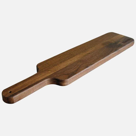 4 x 20 Walnut Cutting Board and Bread Paddle with Handle by Virginia Boys Kitchens