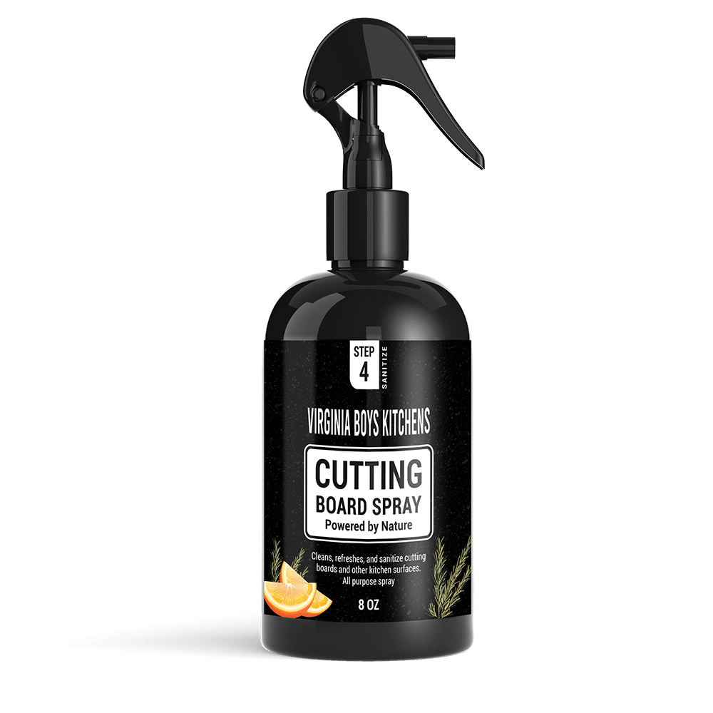 Cutting Board Spray - Multipurpose Home and Kitchen Disinfectant Spray - Powered by Colloidal Silver & Essential Oils by Virginia Boys Kitchens